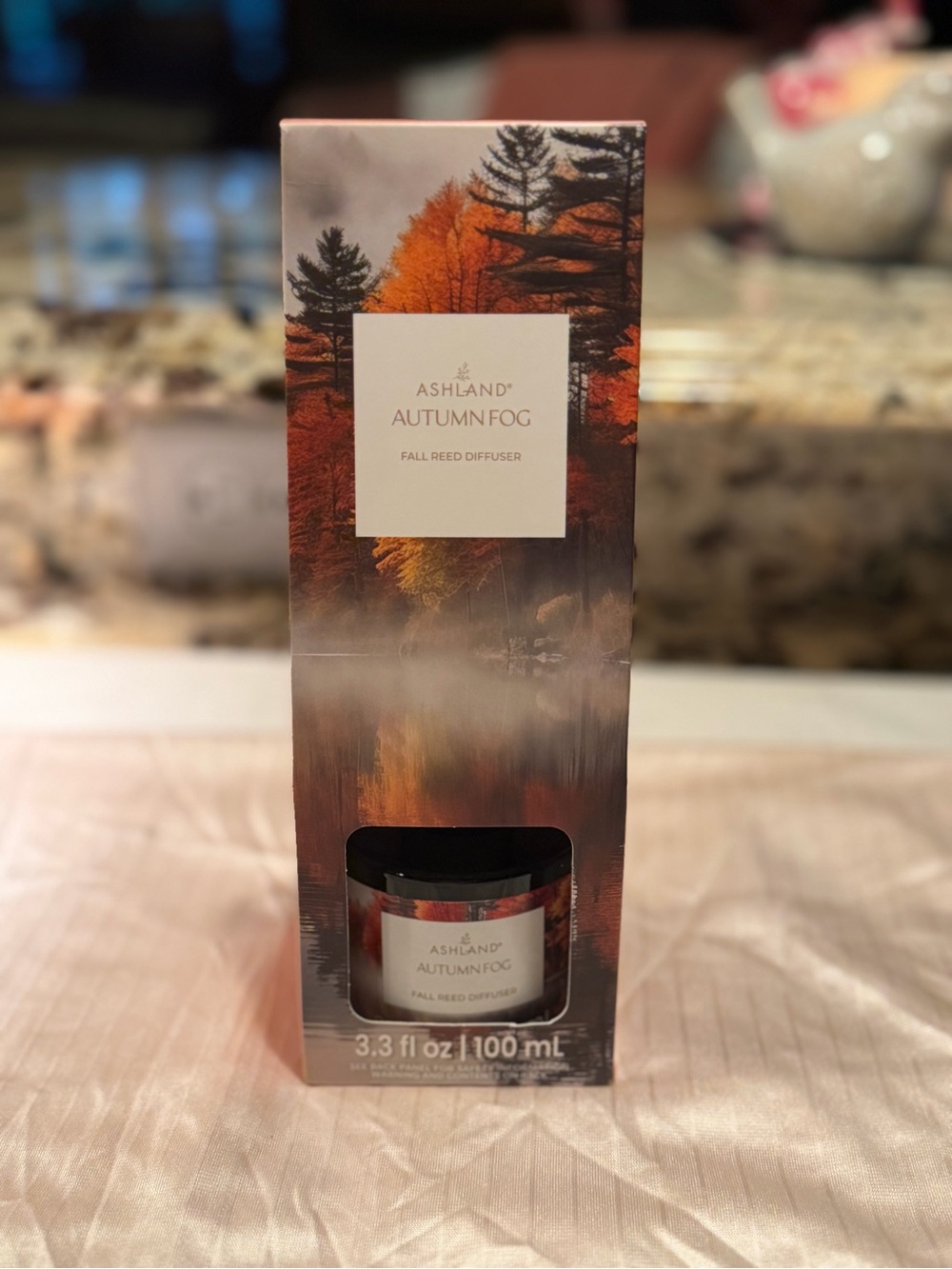 Ashland Autumn Fog Reed Diffuser — Orange and Brown